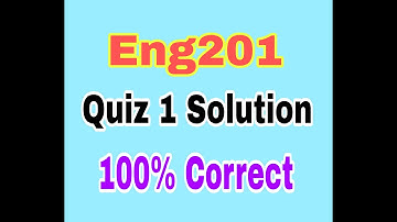 Eng201 Quiz 1 Solution 2022|| Eng201 quiz 1 Solution|| eng201 quiz 1 2022