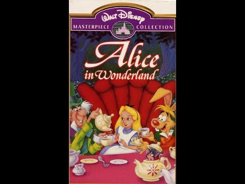 Opening to Alice in Wonderland 1996 VHS