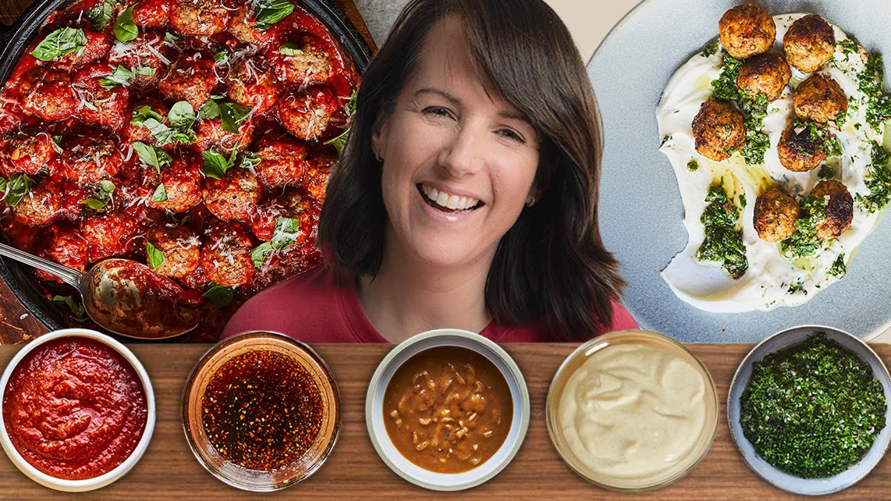 5 PLATS DIFFÉRENTS, 1 RECETTE DE BOULETTES!