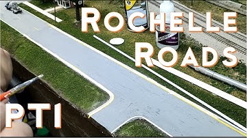 Installing Roads Around RR Park pt1- Model Train Layout Built for Operations and Realism. S2020E04