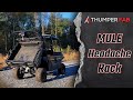 Kawasaki MULE PRO-FXT Winch Headache Rack | Thumper Fab