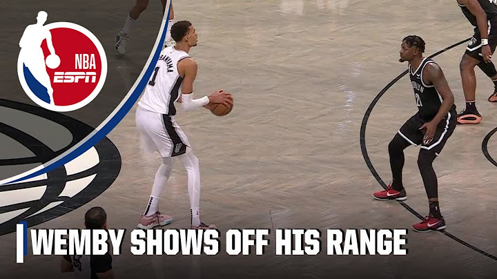 Victor Wembanyama makes a 31-foot jumper look easy | NBA on ESPN