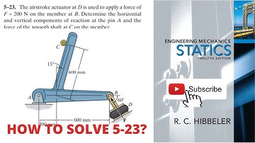 5-23 hibbeler statics chapter 5 | hibbeler statics | hibbeler