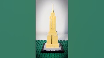 Building the LEGO Empire State Building 🏙️  #lego #empirestatebuilding #stopmotion #nyc