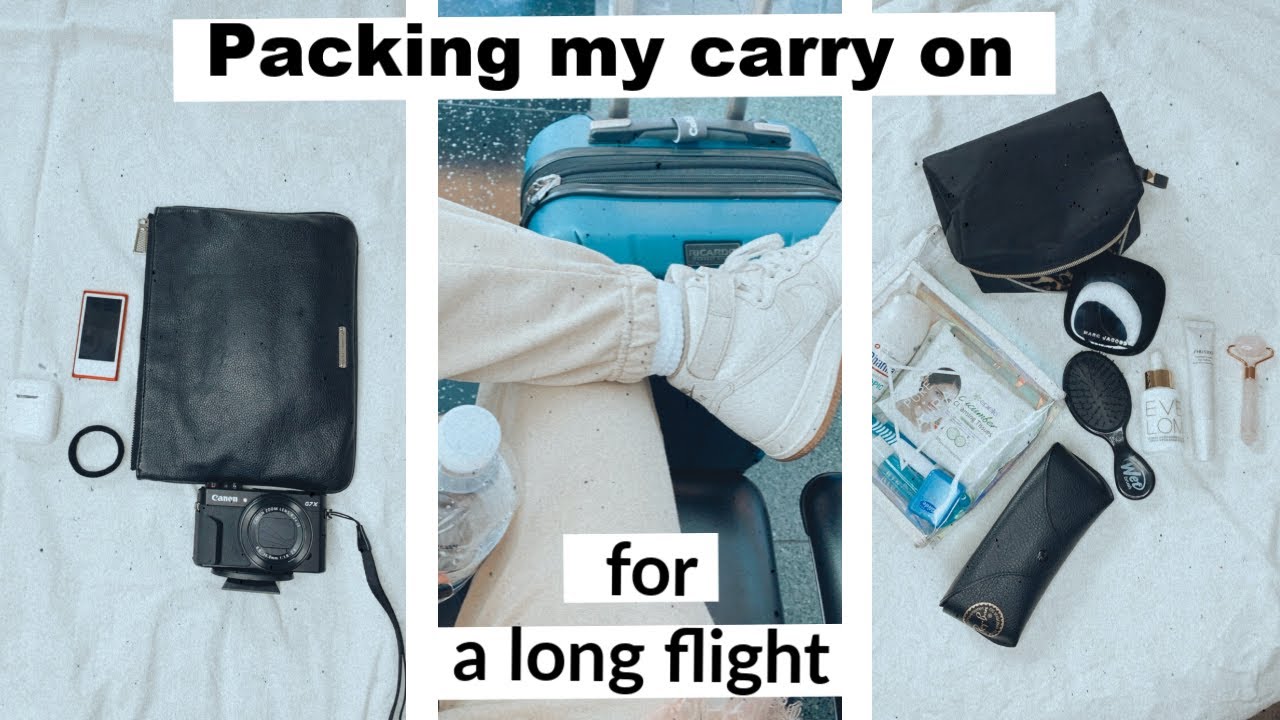 What I pack in my carry on | Travel Essentials | Packing for an overnight flight