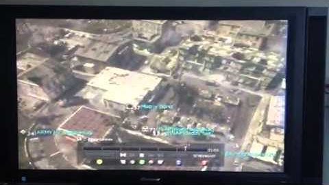 MW3 random bounce throwing knife across the map