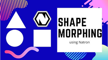 Simple Shape morphing tutorial || Natron tutorial || Shape animation
