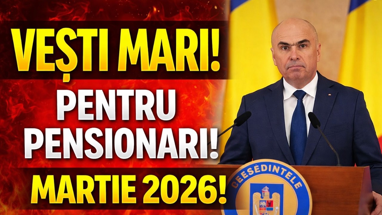 Acum 10 Minute! Casa Națională de Pensii Confirmă 5 Noutăți Importante pentru Pensionari—Martie 2026