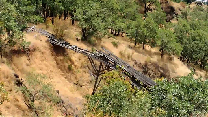 The Broughton Log Flume (Sept. 2, 2012 visit), Columbia River Gorge Logging