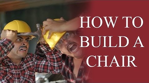 How to build a chair - The Juan And Jesús Show by David Lopez