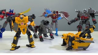 Transformers timelines MCM reveals wild boar Megatron & flying squirrel Bumblebee