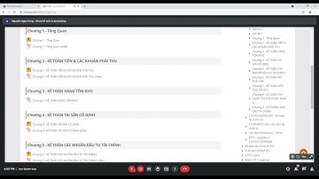 KẾ TOÁN TÀI CHÍNH - BUỔI 1