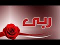 تحليل إسم ربى 