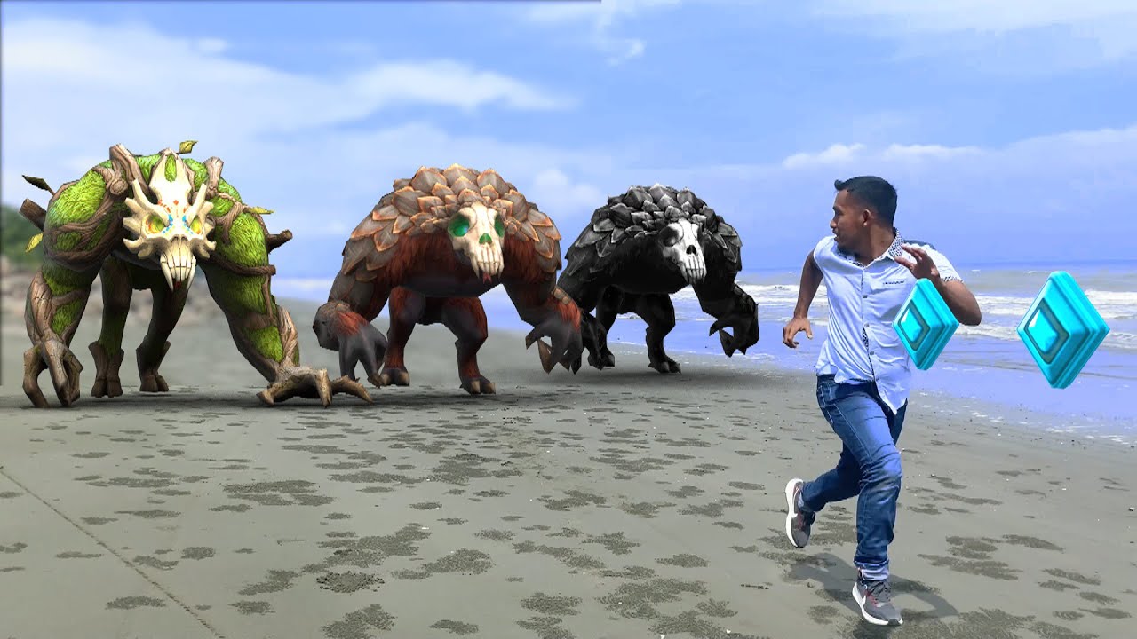 Temple Run Blazing Sands and lost junggle In Real Life | Trio Temple Run