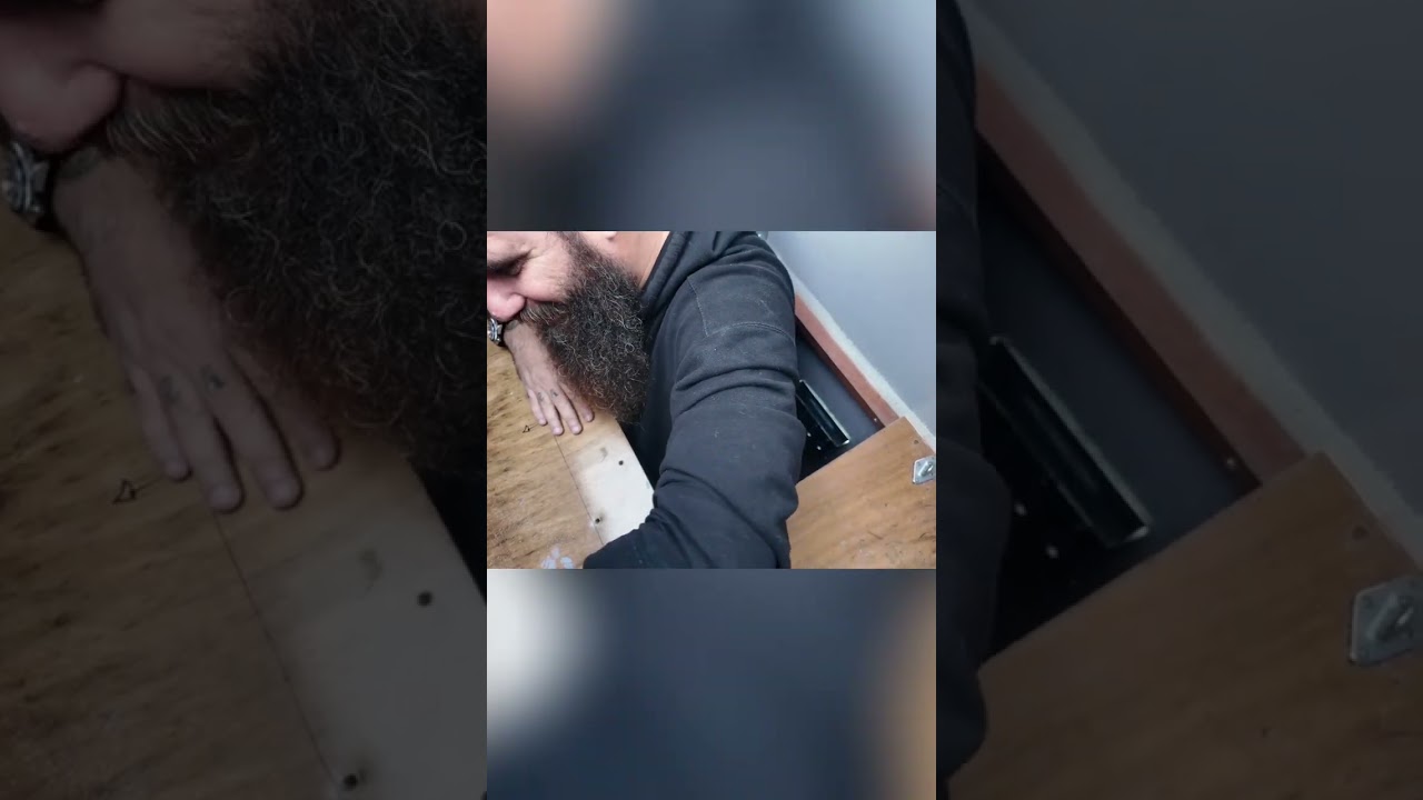 RISKY WOOD CUTTING! Standing on it?! #shorts