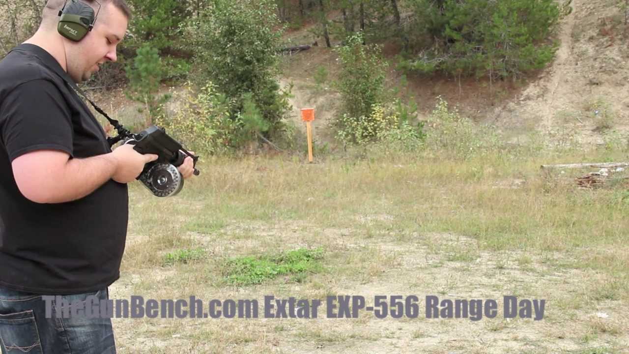 Extar Exp 556 Shooting A 100 Round Beta Mag The Gun Bench Youtube