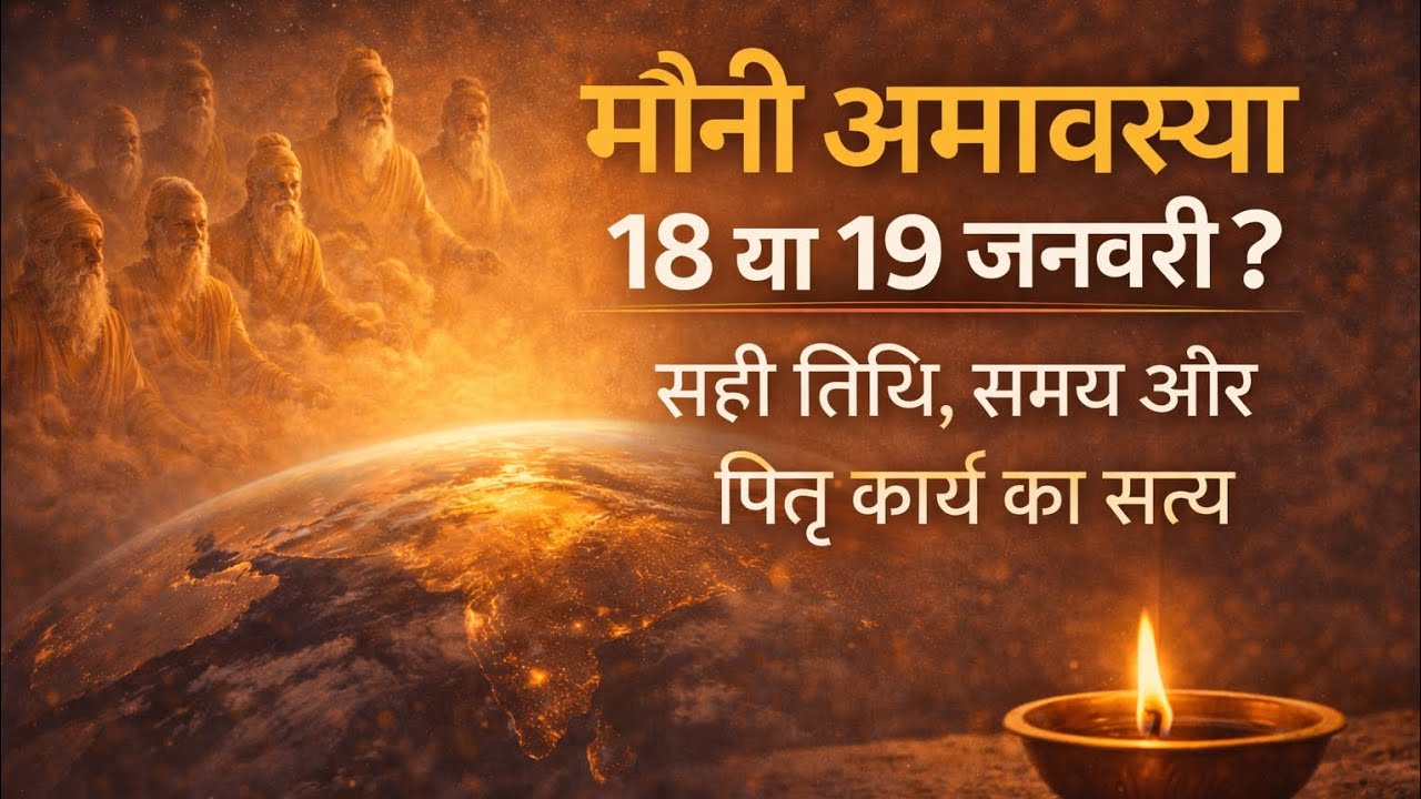 मौनी अमावस्या 18 या 19 जनवरी?सही तिथि, समय और पितृ कार्य का सत्य