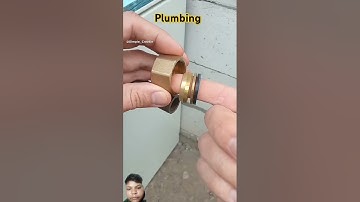 Diy plumbing basics. how tu securely connect a faucet to a metal pipe without therads#short#diy