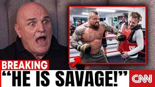 TOMMY, QUIT THE FIGHT! John Fury SHOCKED by Eddie Hall’s MASSIVE PHYSIQUE