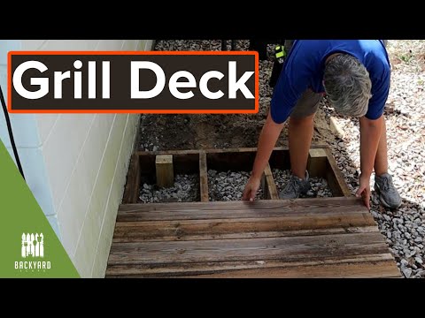 How to Build a Small Deck for Grill | Backyardscape