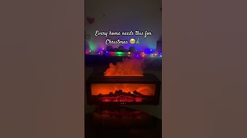 My mini fireplace 🥹🔥🪵 #diffuser #humidifier #christmasdecor #homedecor #christmas