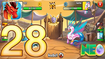 Dragon City: Gameplay Walkthrough Part 28 - Ranking Up My Dragons (iOS, Android)