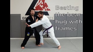 Front Bear Hug Defense: Early, With Frames