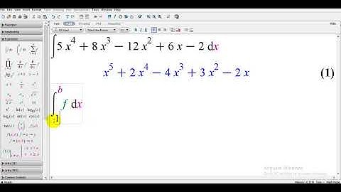 PENYELESAIAN INTEGRAL FUNGSI ALJABAR MENGGUNAKAN MAPLE