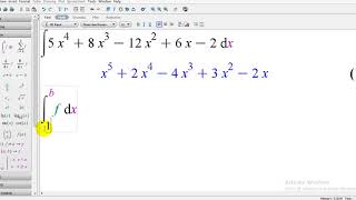 PENYELESAIAN INTEGRAL FUNGSI ALJABAR MENGGUNAKAN MAPLE screenshot 4