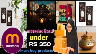 Meesho haul under 350/  / MEESHO and AMAZON must buy products /home decor /wall decor