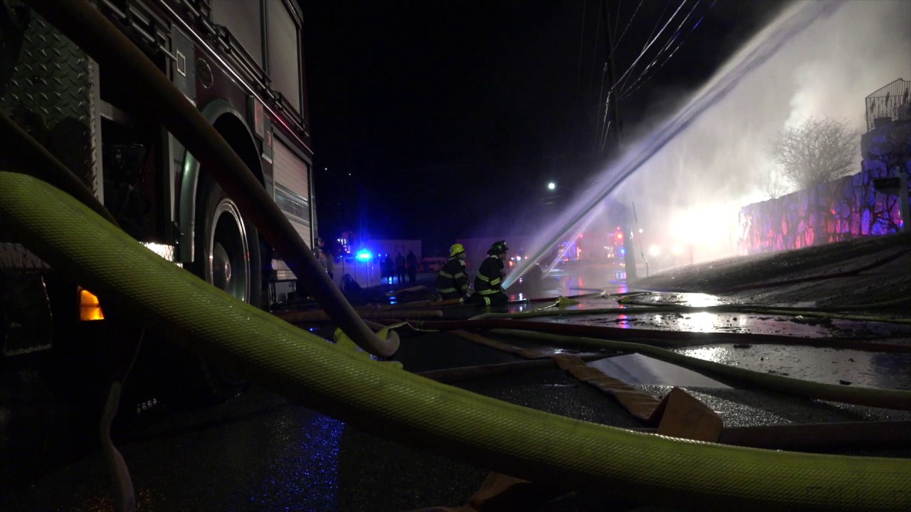 Fall River fire leaves six people displaced on Christmas Eve - YouTube