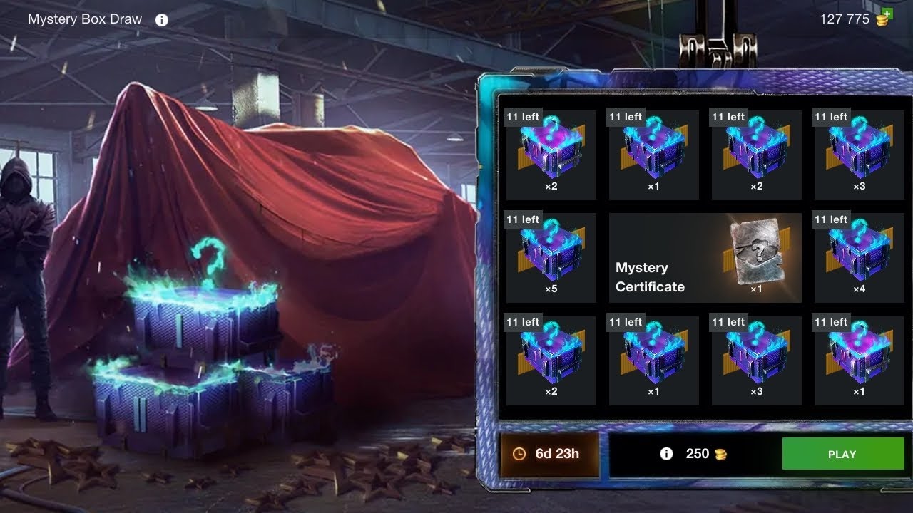 Mystery Box Mega Draw WoT Blitz
