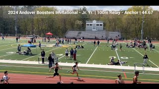 2024 Andover Boosters Invitational - Jr. Yr. | 100m Relay - Anchor | 44.67