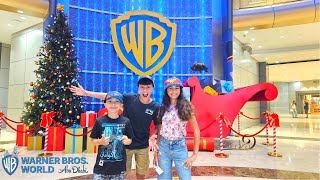 Our Warner Bros Abu Dhabi Family trip Vlog with Heidi and Zidane