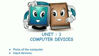 Class 4 Unit-1 Computer Devices
