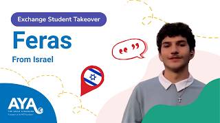 MEET AN EXCHANGE STUDENT | Feras from Israel Hosted in Virginia | AYA Instagram Takeover