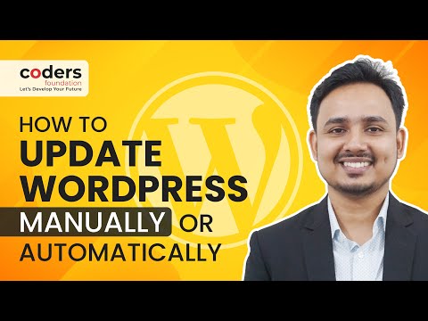 How to Update WordPress Version – Manually or Automatically | Bangla Tutorial | Coders Foundation