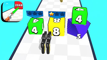 Gun Up 2048 - All Levels Gameplay Android,ios (Part 1)