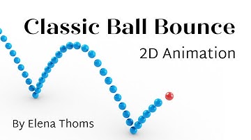 BALL BOUNCE // 2D Animation by Elena Thoms