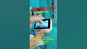 Xiomi Yi 2 4K Support Mic External  #fyp #motovlogger #hitsongs #yicam #shorts #shortvideo