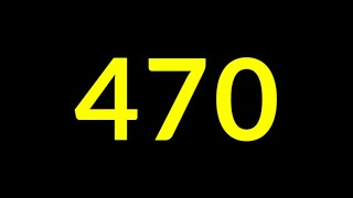 470 Seconds Countdown Timer With Sound Effect
