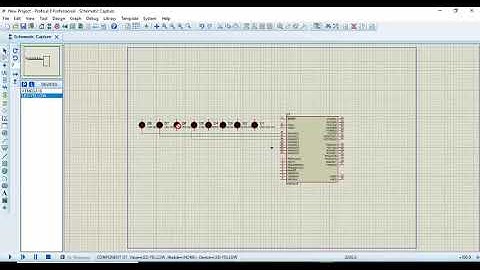 TUTORIAL LED BERKEDIP PROTEUS 8 PROFESIONAL & BASCOM AVR