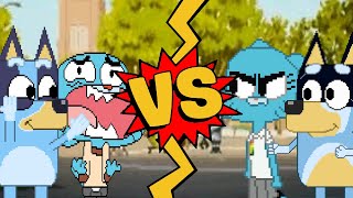 M.u.g.e.n Battles Gumballbluey Vs Nicolebandit