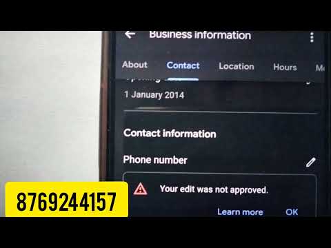 Resolve Google Maps Call Option - Getting Reject And Not Approved Phone Number 📞 | #242