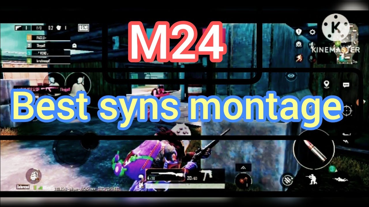 M24 best syns montage|bgmi |#