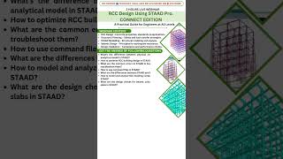 Live Webinar on “RCC Design Using STAAD Pro. CONNECT EDITION A Guide for Engineer at All Levels 2025