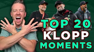 TOP 20 MOMENTS from Jurgen Klopp's Liverpool Era!