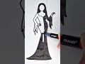 Wednesday dress. #coloring #trending #art #wednesday