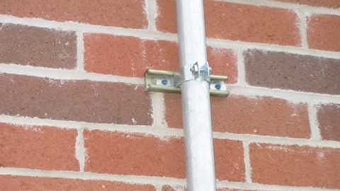 Attaching Conduit to Brick Using Tapcon Concrete Screws