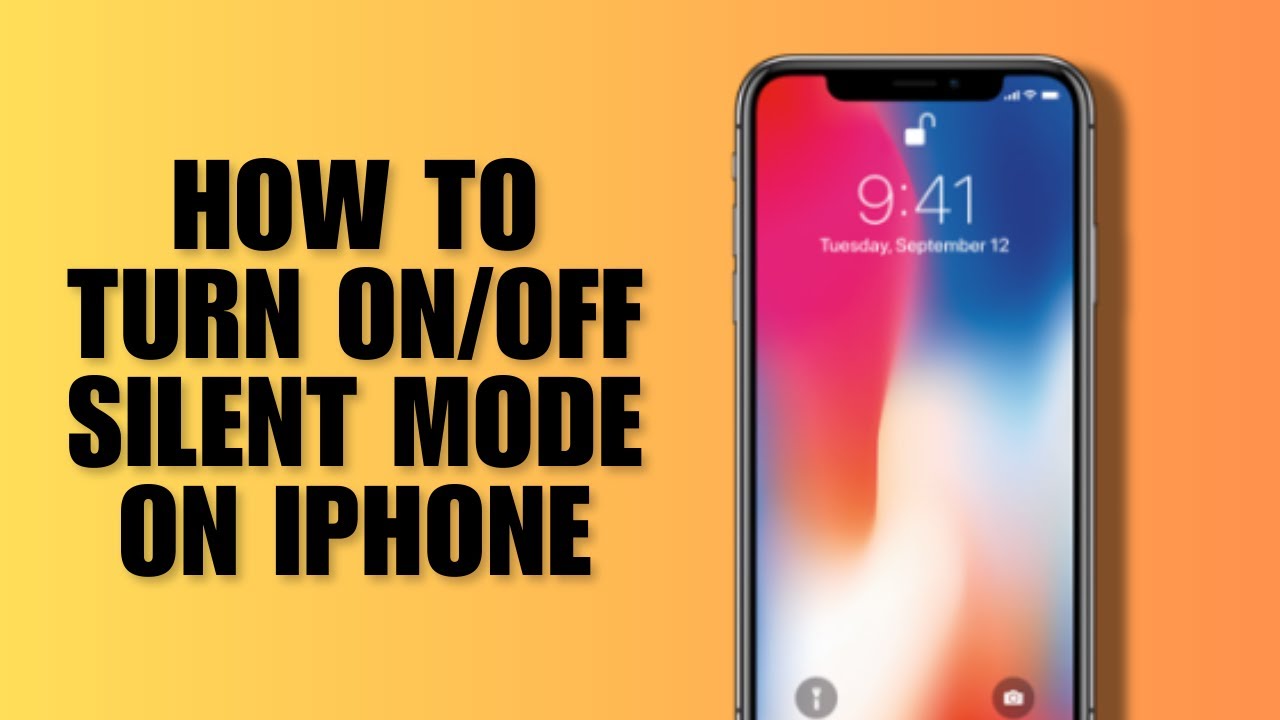 iPhone - silenceです。 How Turn On/Off Silent Mode on iPhone 13 – Block Sounds
